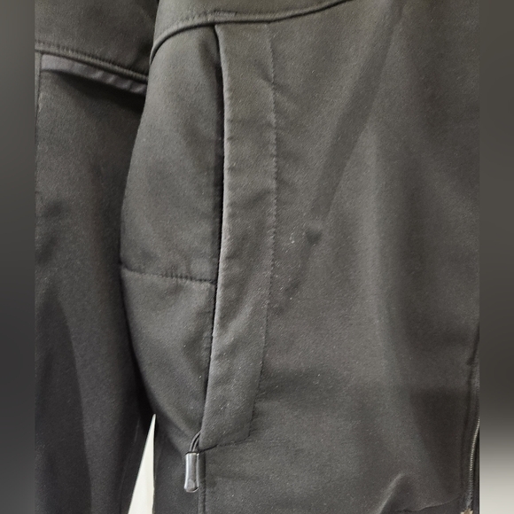 Essential THE NORTH FACE Black Apex Water Resistant Shell Overcoat w/ Hood sz S - Picture 3 of 14